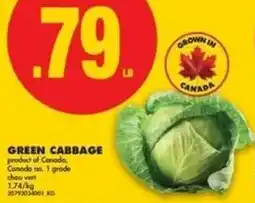 No Frills Green cabbage offer