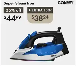 Linen Chest Super Steam Iron offer