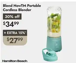 Linen Chest Blend NowTM Portable Cordless Blender offer