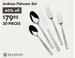 Linen Chest Ardoise Flatware Set offer