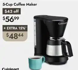 Linen Chest Cuisinart 5-Cup Coffee Maker offer