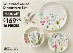 Linen Chest Wildwood Coupe Dinnerware Set offer