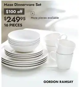 Linen Chest Maze Dinnerware Set offer