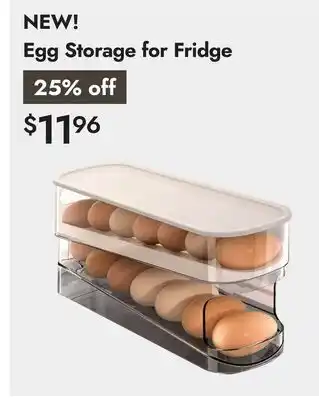 Linen Chest Egg Storage for Fridge offer
