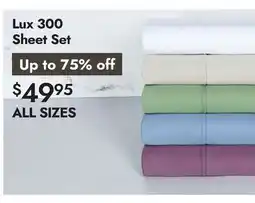 Linen Chest Lux 300 Sheet Set offer