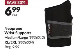 Princess Auto Neoprene Wrist Supports offer
