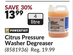 Princess Auto Citrus Pressure Washer Degreaser offer