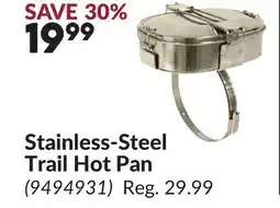 Princess Auto Stainless-Steel Trail Hot Pan offer