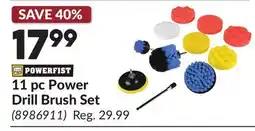 Princess Auto 11 pc Power Drill Brush Set offer