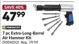 Princess Auto 7 pc Extra-Long-Barrel Air Hammer Kit offer