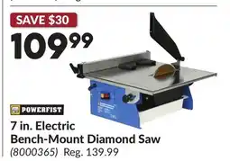 Princess Auto 7 in. Electric Bench-Mount Diamond Saw offer