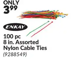 Princess Auto 100 pc 8 in. Assorted Nylon Cable Ties offer