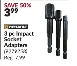 Princess Auto 3 pc Impact Socket Adapters offer