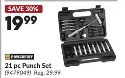 Princess Auto 21 pc Punch Set offer