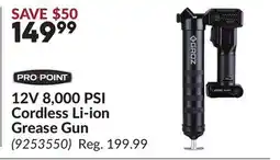 Princess Auto 12V 8, 000 PSI Cordless Li-ion Grease Gun offer