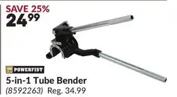 Princess Auto 5-in-1 Tube Bender offer