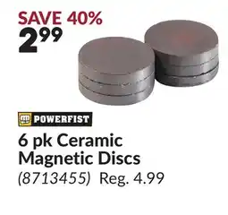 Princess Auto 6 pk Ceramic Magnetic Discs offer