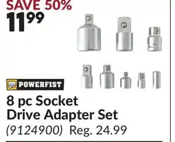 Princess Auto 8 pc Socket Drive Adapter Set offer