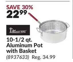 Princess Auto 10-1/2 qt. Aluminum Pot with Basket offer