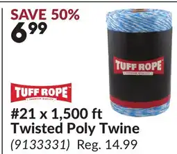 Princess Auto 21 x 1,500 ft Twisted Poly Twine offer