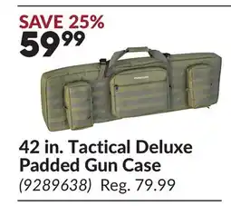 Princess Auto 42 in. Tactical Deluxe Padded Gun Case offer