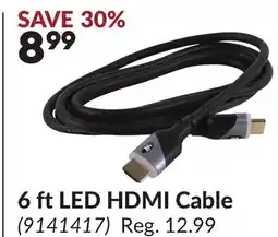 Princess Auto 6 ft LED HDMI Cable offer