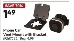 Princess Auto Phone Car Vent Mount with Bracket offer