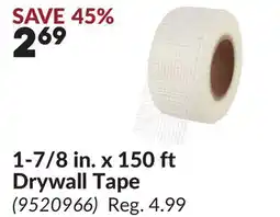 Princess Auto 1-7/8 in. x 150 ft Drywall Tape offer