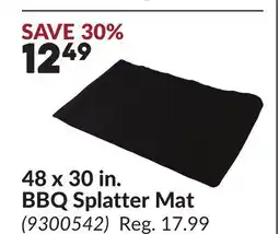 Princess Auto Surplus 48 x 30 in. BBQ Splatter Mat offer