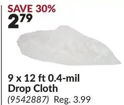 Princess Auto 9 x 12 ft 0.4-mil Drop Cloth offer