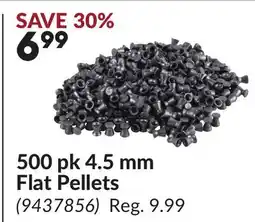 Princess Auto 500 pk 4.5 mm Flat Pellets offer