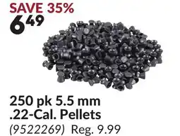 Princess Auto 250 pk 5.5 mm. 22-Cal. Pellets offer