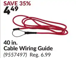 Princess Auto 40 in. Cable Wiring Guide offer