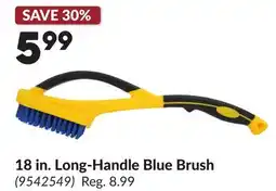Princess Auto 18 in. Long-Handle Blue Brush offer