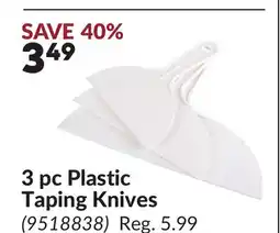 Princess Auto 3 pc Plastic Taping Knives offer