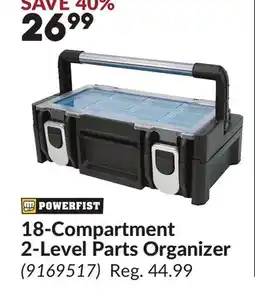 Princess Auto 18-Compartment 2-Level Parts Organizer offer