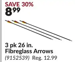 Princess Auto 3 pk 26 in. Fibreglass Arrows offer