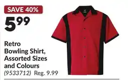 Princess Auto Retro Bowling Shirt, Assorted Sizes and Colours offer