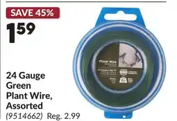 Princess Auto 24 Gauge Green Plant Wire, Assorted offer