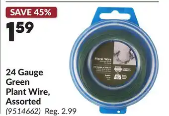 Princess Auto 24 Gauge Green Plant Wire, Assorted offer
