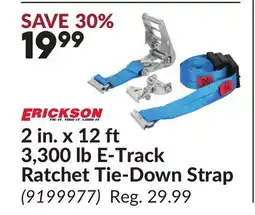 Princess Auto E-Track Ratchet Tie-Down Strap offer