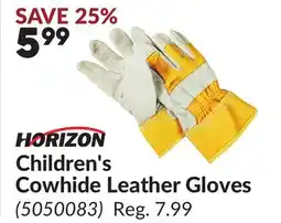 Princess Auto Children's Cowhide Leather Gloves offer