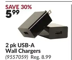 Princess Auto 2 pk USB-A Wall Chargers offer