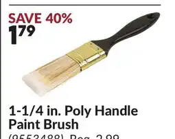 Princess Auto 1-1/4 in. Poly Handle Paint Brush offer