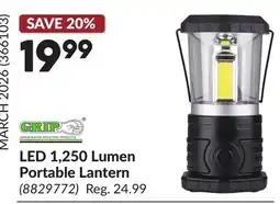 Princess Auto LED 1,250 Lumen Portable Lantern offer
