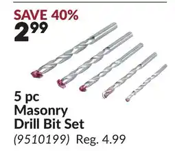 Princess Auto 5 pc Masonry Drill Bit Set offer