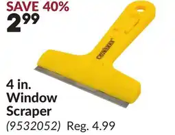 Princess Auto 4 in. Window Scraper offer