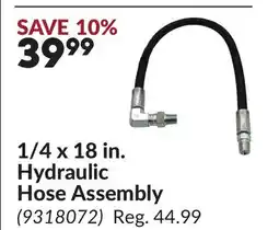Princess Auto 1/4 x 18 in. Hydraulic Hose Assembly offer