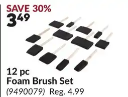 Princess Auto 12 pc Foam Brush Set offer