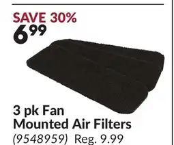 Princess Auto 3 pk Fan Mounted Air Filters offer